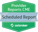 Provider reports credits to CE Broker on a scheduled timeline