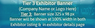 Banner, Tier 3 Exhibitor