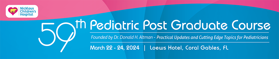 The 59th Annual Pediatric Postgraduate Course - Conference Banner