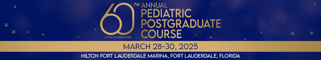 The 60th Annual Pediatric Postgraduate Course - Conference Banner